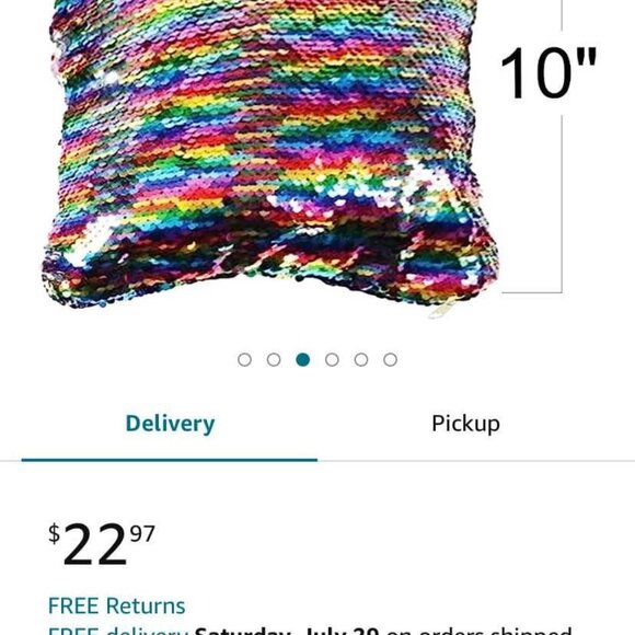 Glitter Sequin Pillows - Picture 5 of 5